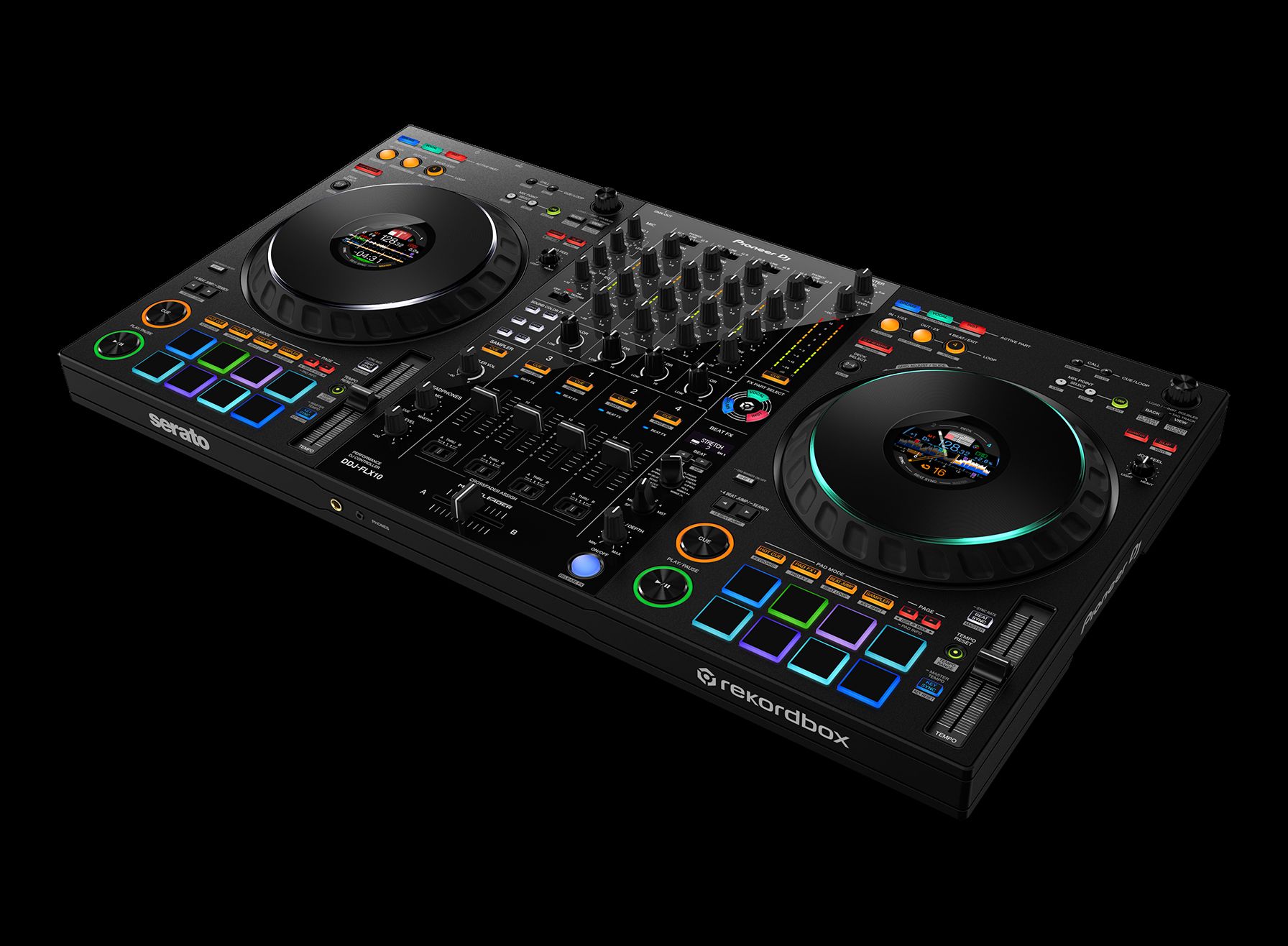 Pioneer DDJ-FLX10 Contrôleur DJ 4 voies pour Serato DJ Pro et rekordbox