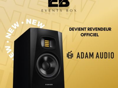 Events Box devient revendeur officiel @adam_audio 🔉
Une marque de référence mondiale pour le monitoring !
De la petite D3V à la série S, en passant par la T...